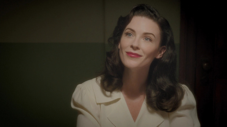 Dottie Underwood in an interrogation room in Agent Carter