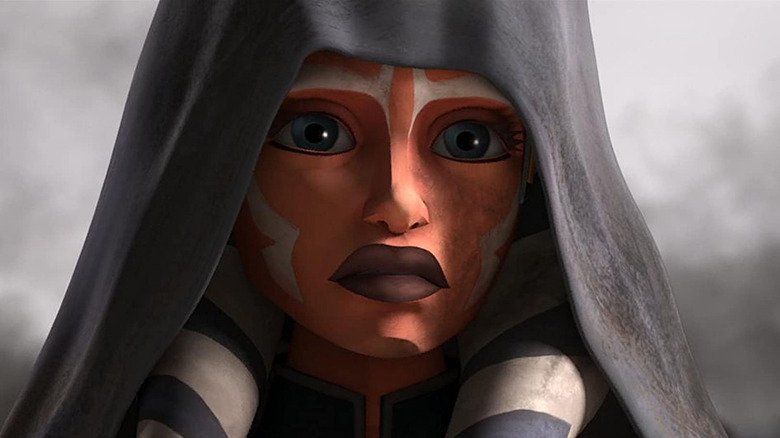 Ahsoka in the final episode of Star Wars: The Clone Wars