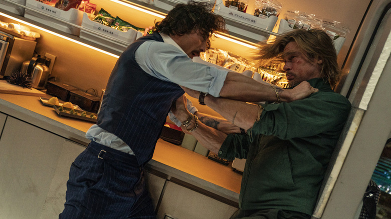Brad Pitt Aaron Taylor-Johnson Bullet Train