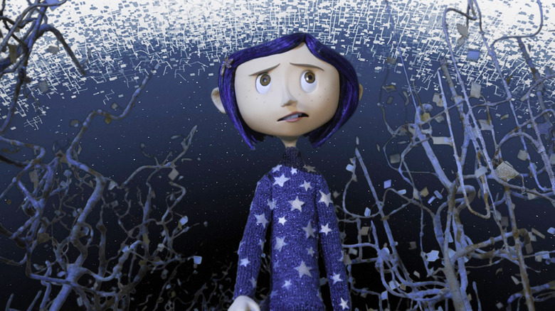 The parallel universe disintegrates in Coraline 