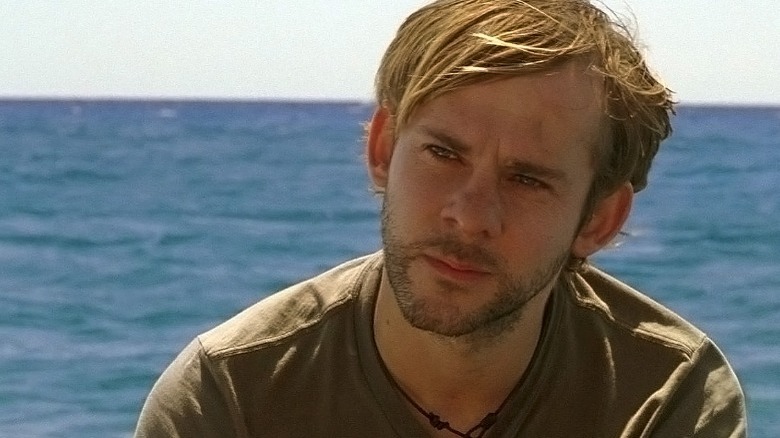 Charlie Pace in boat