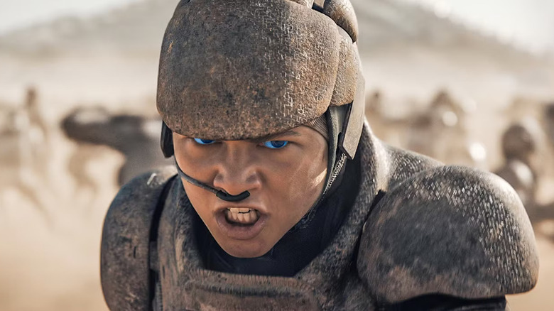 Close up of Chani in battle