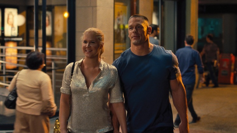 Amy Schumer and John Cena in Trainwreck