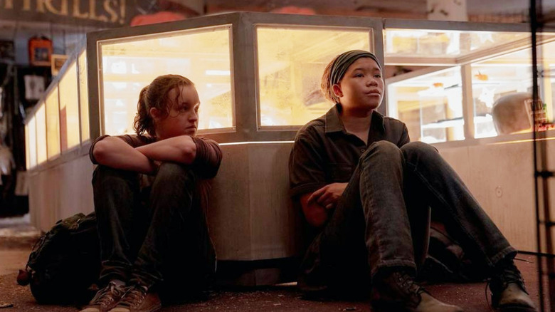 Bella Ramsey and Storm Reid in The Last of Us