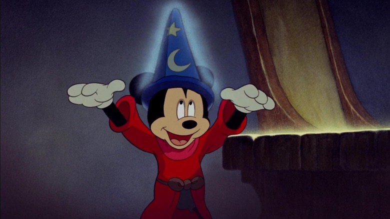 Fantasia Mickey wears hat