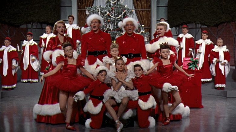 White Christmas cast tree