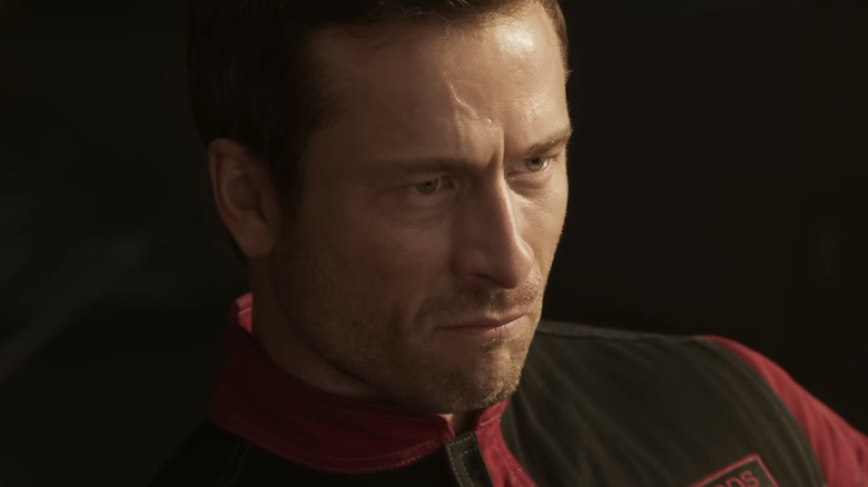 Ben Richards looking so mad veins are popping out of his forehead in The Running Man