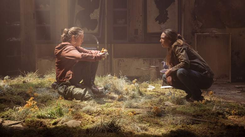 Tess and Ellie in The Last of Us