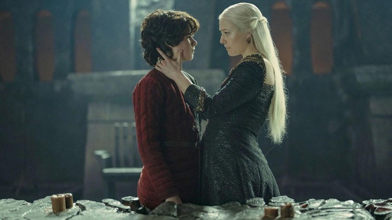 Princess Rhaenyra and Lucerys in House of the Dragon 
