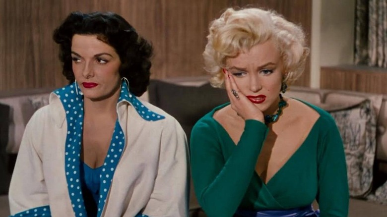Jane Russell and Marilyn Monroe in Gentlemen Prefer Blondes