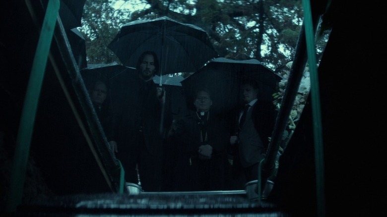 John Wick 2014 funeral scene