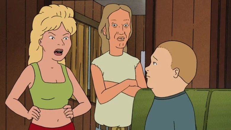 Lunnery e Luanne fornece Bobby para receber o rei da colina