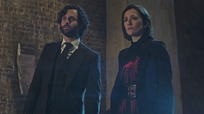 Penn Badgley Charlotte Ritchie in You