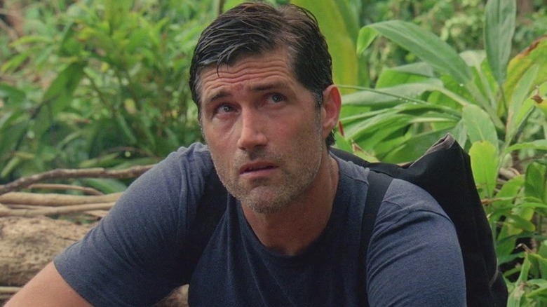 Jack sitting in the forest is lost