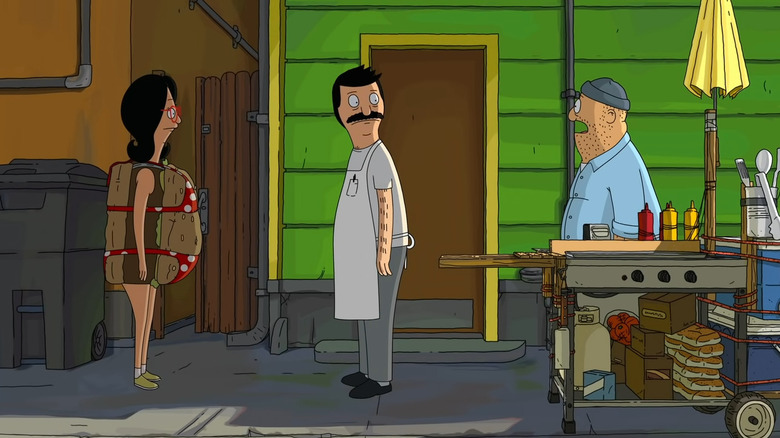 Lind, Bob, and Teddy in The Bob's Burgers Movie