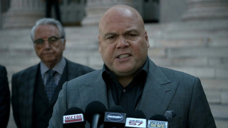 Daredevil Wilson Fisk press conference Vincent D'Onofrio Bob Gunton