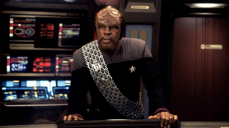 Michael Dorn as Worf from Star Trek