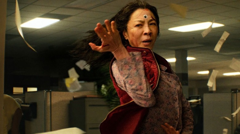 Michelle Yeoh as Evelyn Wang in Everything Everywhere All At Once