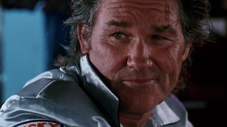 Kurt Russell squints as Stuntman Mike in Death Proof