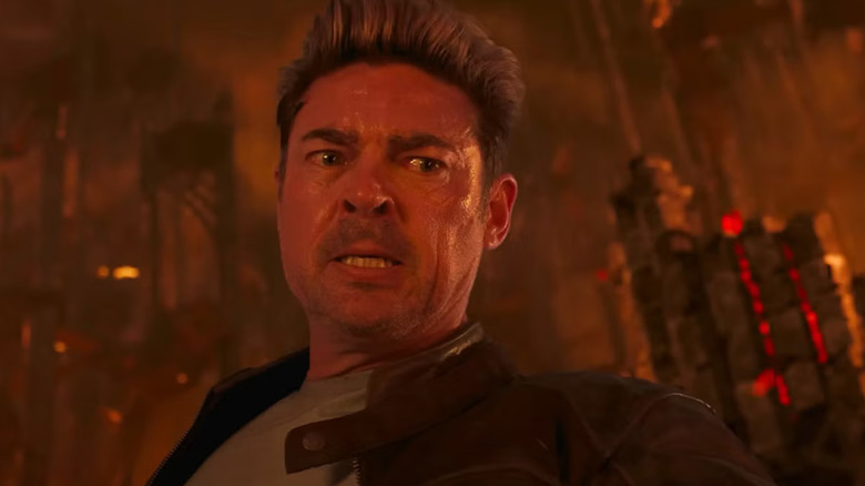 Johnny Cage in Hell in Mortal Kombat II