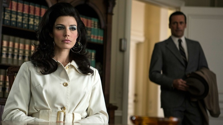 Mad Men, Megan and Don discussing divorce