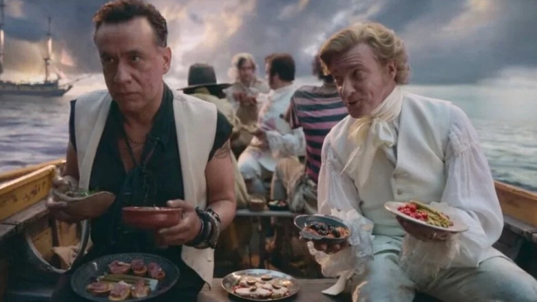 Geraldo and Stede with tapas