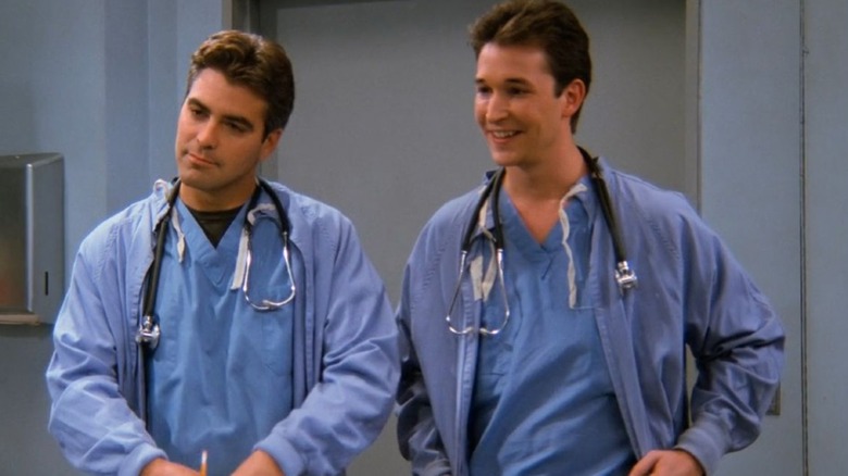 Dr. Ross and Dr. Carter guest starring on Friends