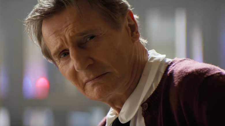 Liam Neeson is Frank Drebin Jr. in The Naked Gun