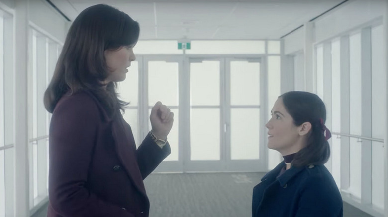 Julia Stiles and Isabelle Fuhrman in Orphan: First Kill