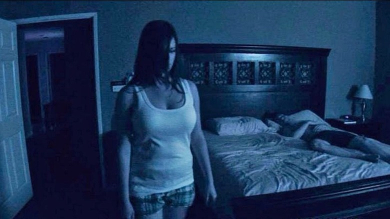A still from Paranormal Activity (2007)