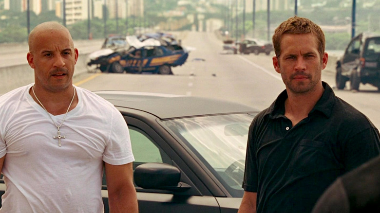 Vin Diesel and Paul Walker in Fast Five