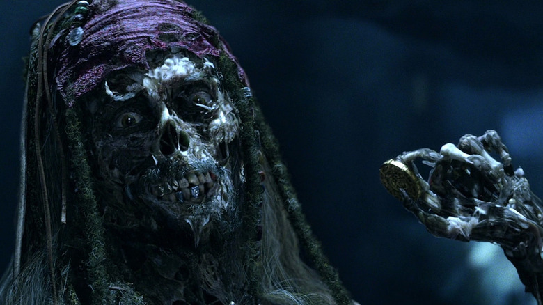 Captain Jack Sparrow in Pirates of the Caribbean: The Curse of the Black Pearl