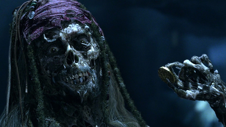 Captain Jack Sparrow in Pirates of the Caribbean: The Curse of the Black Pearl