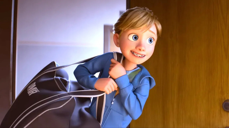 Riley in the locker room in Inside Out 2