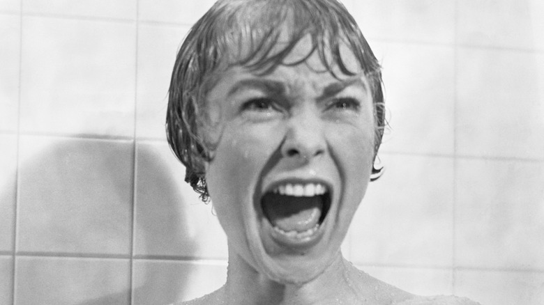 Janet Leigh screaming in shower in Psycho (1960)