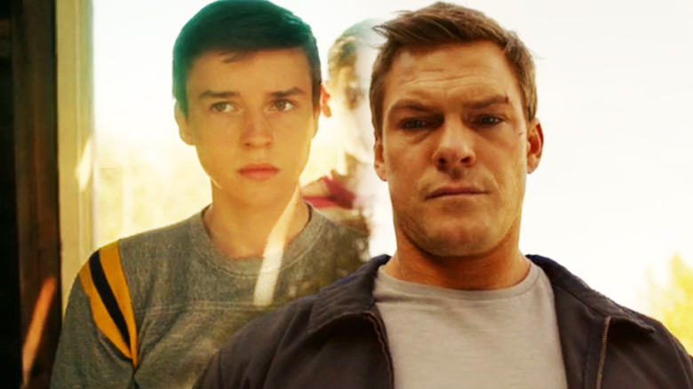 Maxwell Jenkins and Alan Ritchson in Reacher