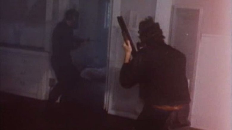 Een vuurgevecht in Faces of Death