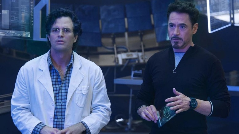 Mark Ruffalo and Robert Downey Jr. In The Avengers 