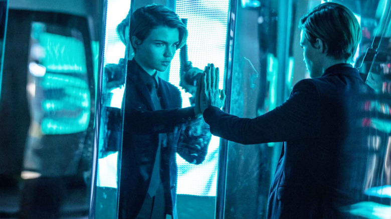 Ares in the mirrors exhibit in John Wick: Chapter 2