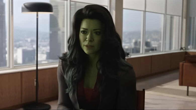 Tatiana Maslany as Jennifer Walters/She-Hulk in She-Hulk: Attorney at Law