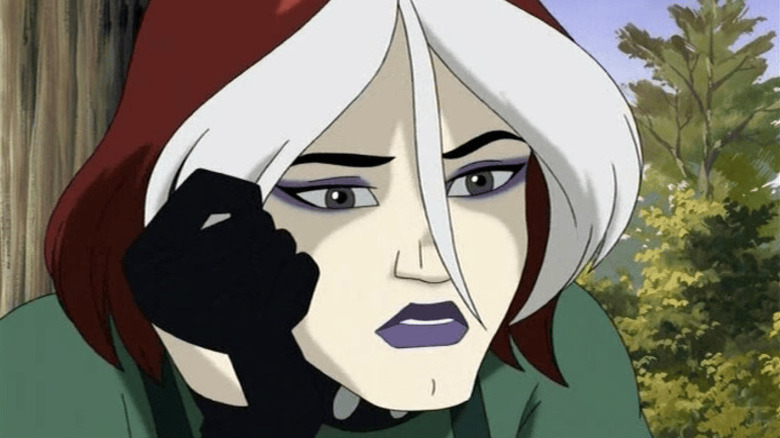 Rogue looking forlorn in X-Men: Evolution