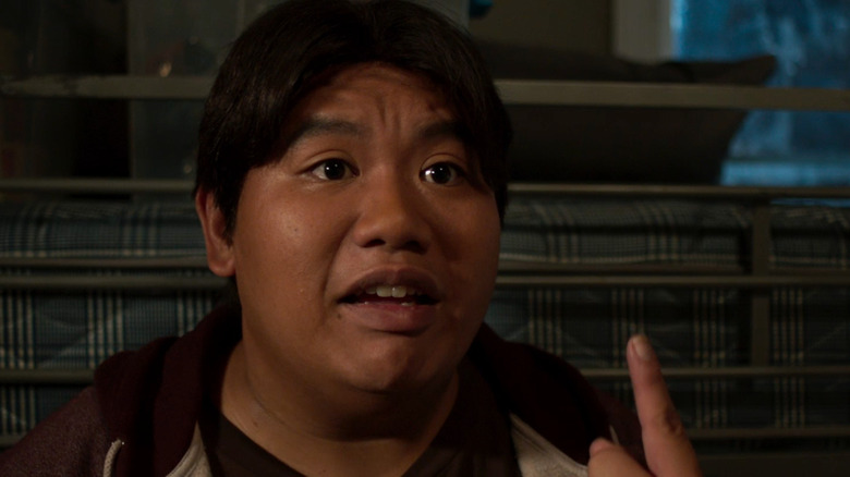 Ned Leeds, surprised that his friend is Spider-Man