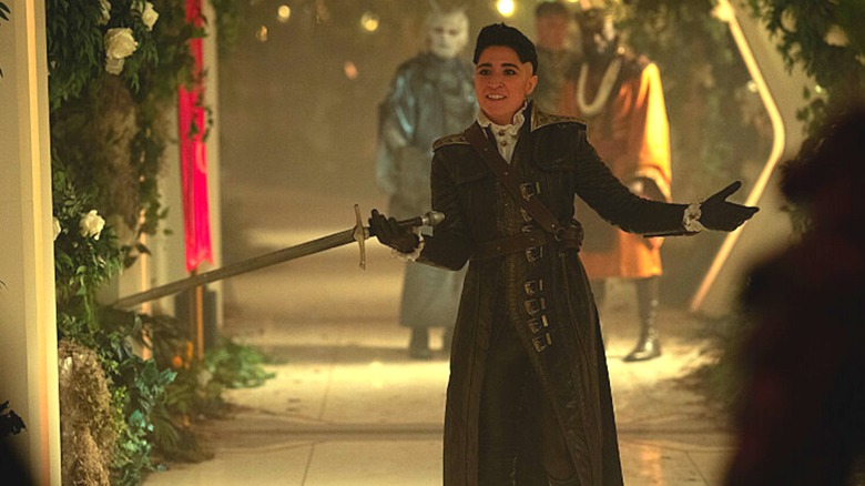 Melissa Navia in the role of Lieutenant Ortegas on the Star Way: Amazing New Worlds