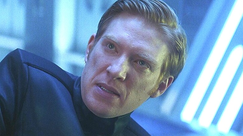 Domhnall Gleeson as Hux lying on the ground in Star Wars: The Rise of Skywalker