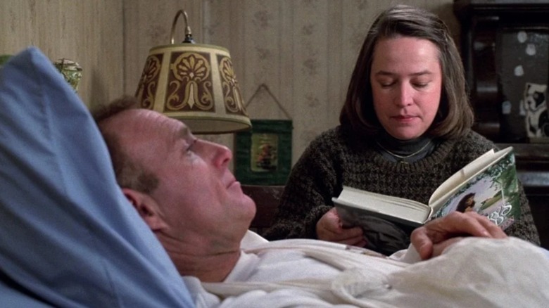 Annie Wilkes reads out passages from Paul's book in Misery