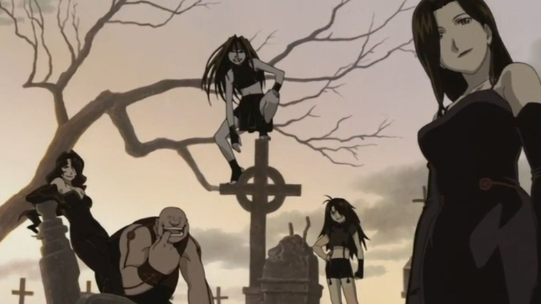 Fullmetal alchemist Brotherhood Homunculi Lust Envy Gluttony
