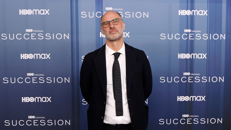 Jesse Armstrong at Succession season 4 premiere