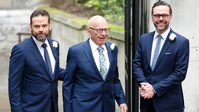 Lachlan Rupert and James Murdoch