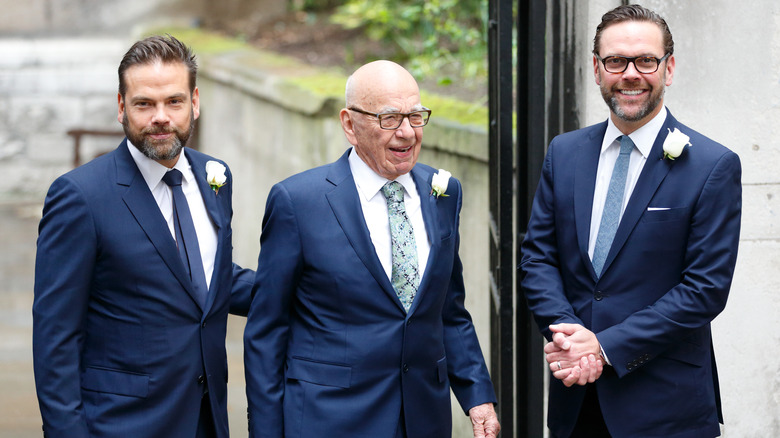 Lachlan Rupert and James Murdoch
