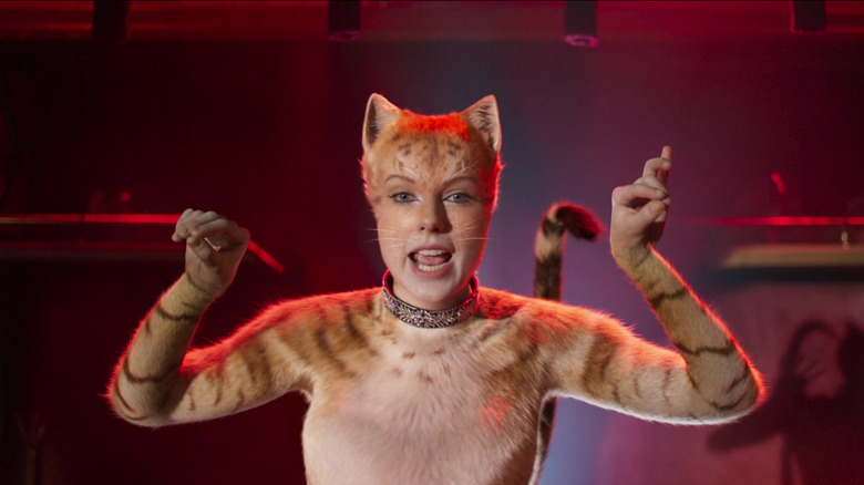 Taylor Swift struts her furry stuff as Bombalurina in Cats